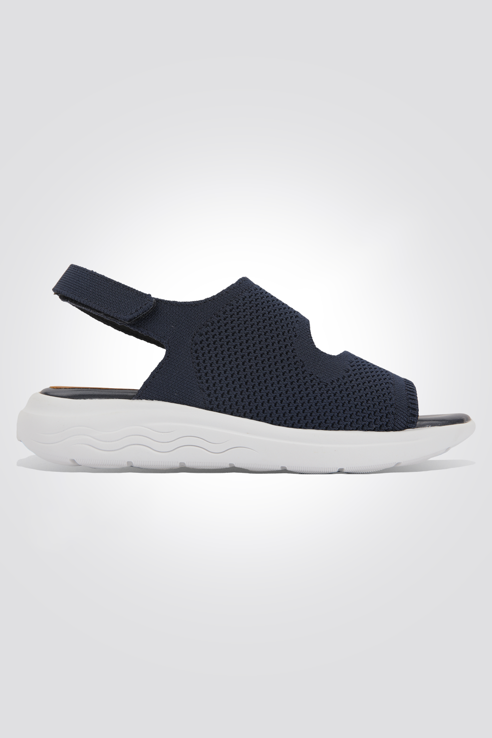 סנדלים לנשים CALZATURA TELA בצבע נייבי ולבן