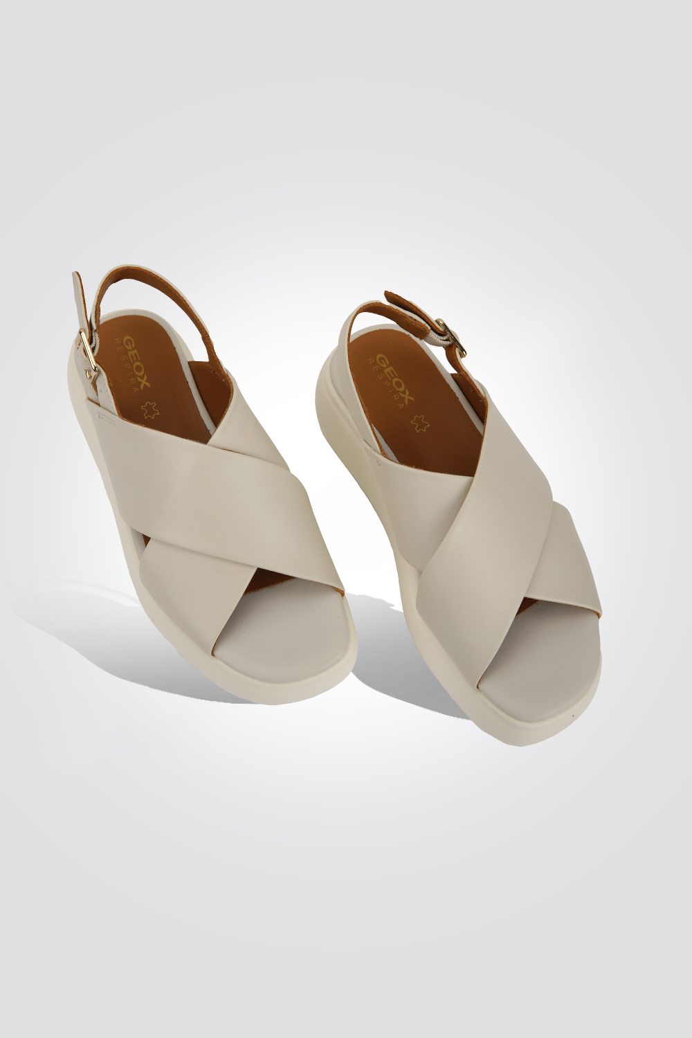 סנדלים לנשים PELLE TACCO SUP. 3 CM בצבע בז'