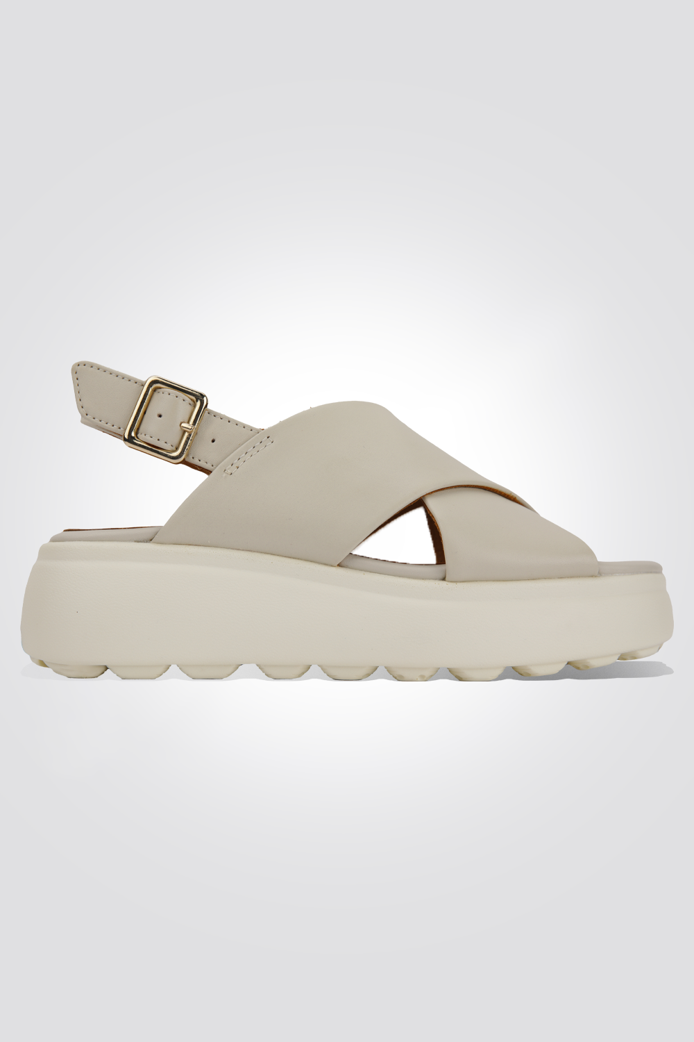 סנדלים לנשים PELLE TACCO SUP. 3 CM בצבע בז'