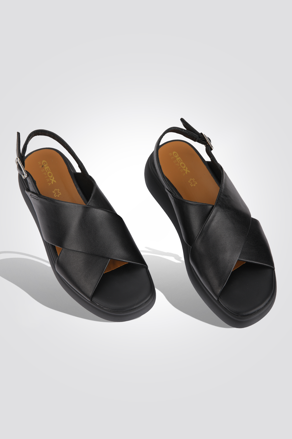 סנדלים לנשים PELLE TACCO SUP. 3 CM בצבע שחור