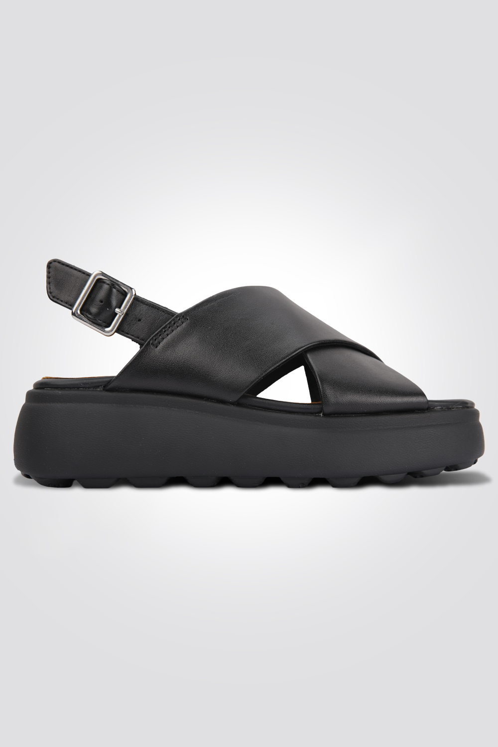 סנדלים לנשים PELLE TACCO SUP. 3 CM בצבע שחור