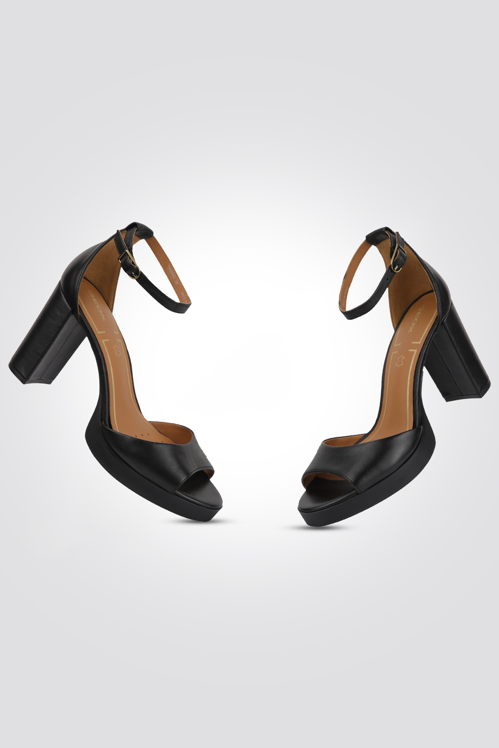 סנדלים לנשים PELLE TACCO SUP. 3 CM בצבע שחור