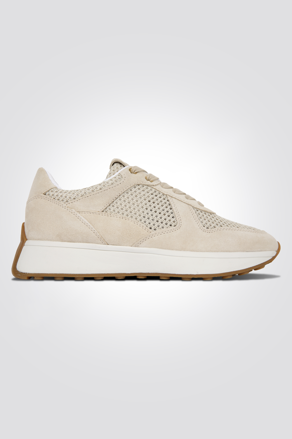 סניקרס לנשים CALZATURA PELLE DONNA בצבע חאקי