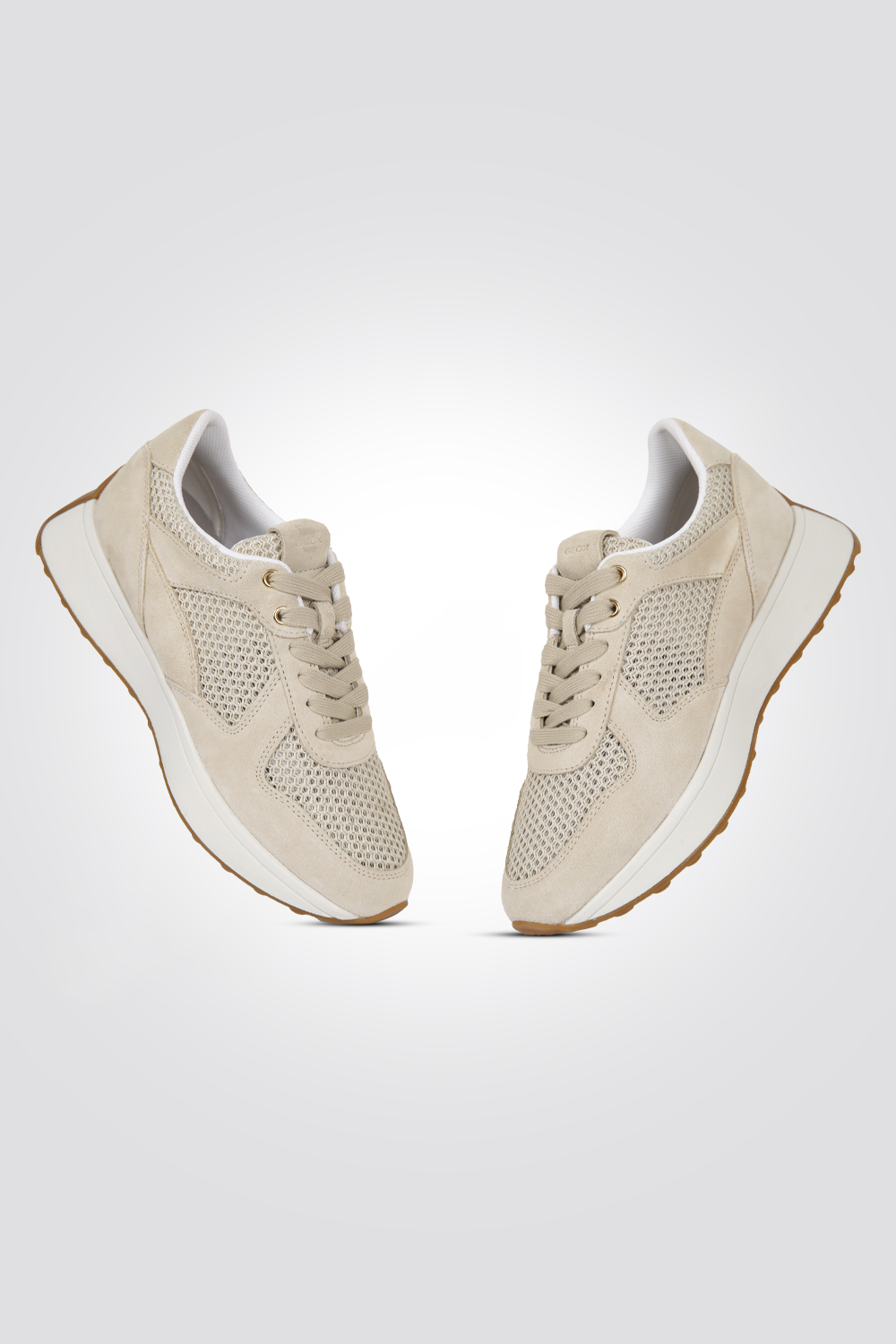 סניקרס לנשים CALZATURA PELLE DONNA בצבע חאקי