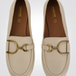 נעלי מוקסין לנשים CALZATURA PELLE DONNA בצבע קרם - 3