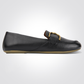 נעלי מוקסין לנשים CALZATURA PELLE DONNA בצבע שחור - 1