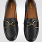 נעלי מוקסין לנשים CALZATURA PELLE DONNA בצבע שחור - 3
