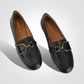 נעלי מוקסין לנשים CALZATURA PELLE DONNA בצבע שחור - 2