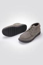 נעלי מוקסין בצבע אפור 