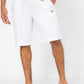 מכנסיים קצרים לגברים Bermuda בצבע לבן - 3