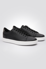 נעלי סניקרס עור baltmoore לגברים בצבע שחור