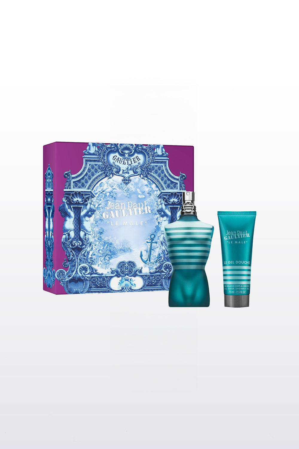 מארז בישום לגבר 125 מ"ל + ג'ל רחצה 75 מ"ל LE MALE E.D.T