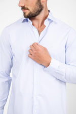 חולצה מכופתרת STRETCH MODERN בצבע תכלת - MASHBIR//365