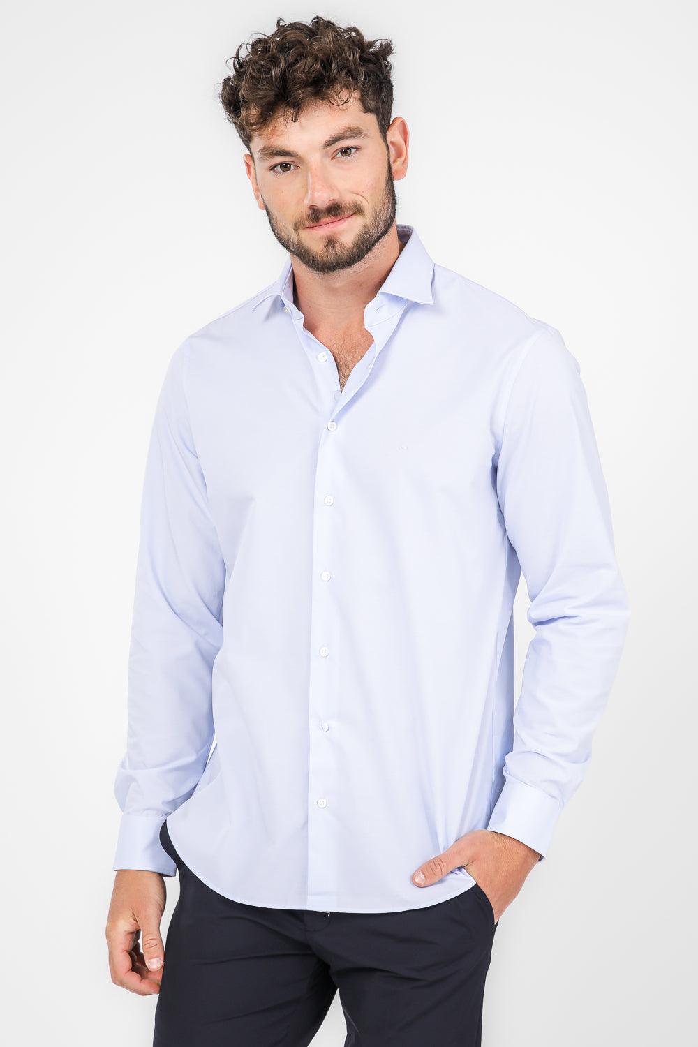 חולצה מכופתרת STRETCH MODERN בצבע תכלת - MASHBIR//365