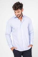 חולצה מכופתרת STRETCH MODERN בצבע תכלת - MASHBIR//365