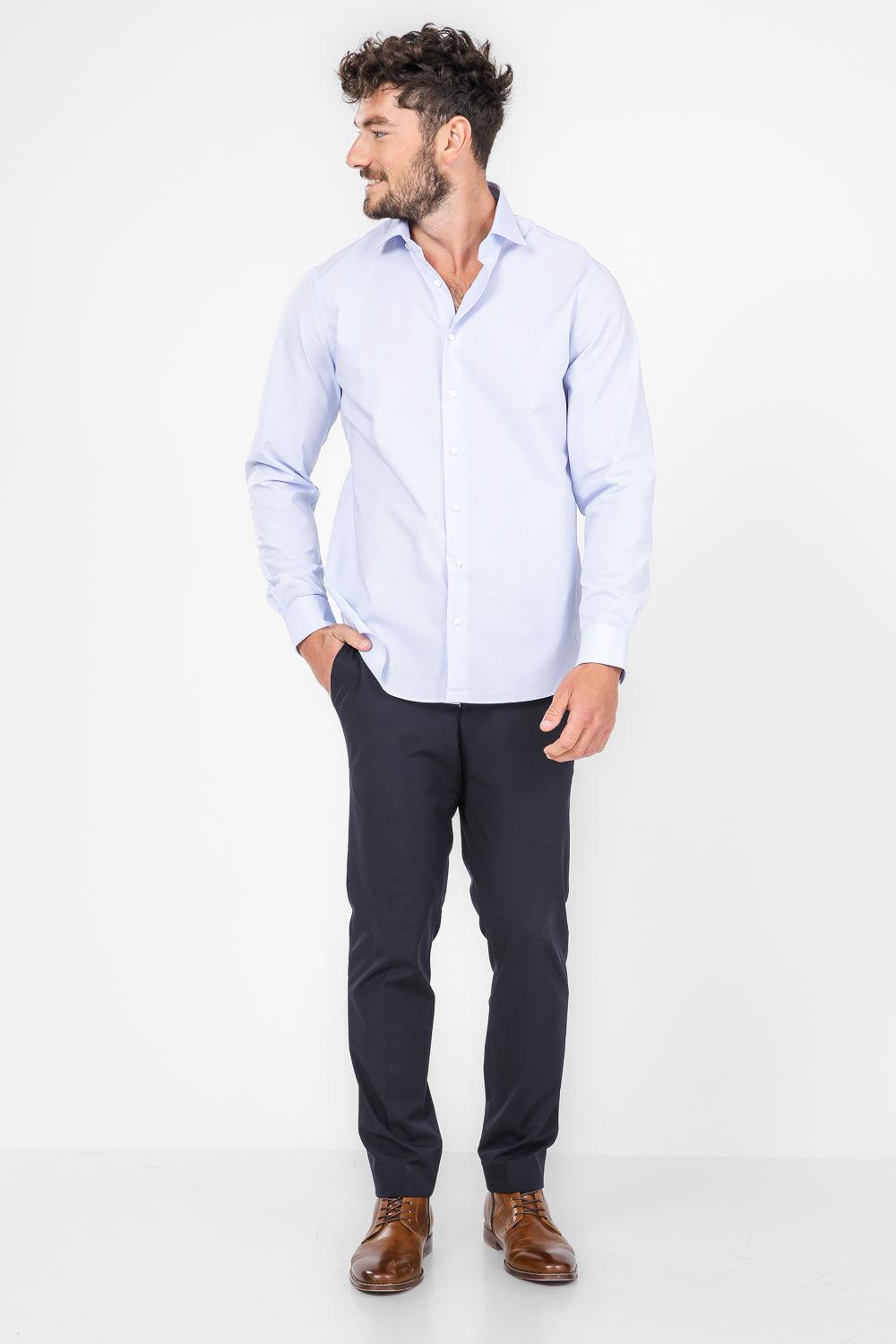 חולצה מכופתרת STRETCH MODERN בצבע תכלת - MASHBIR//365