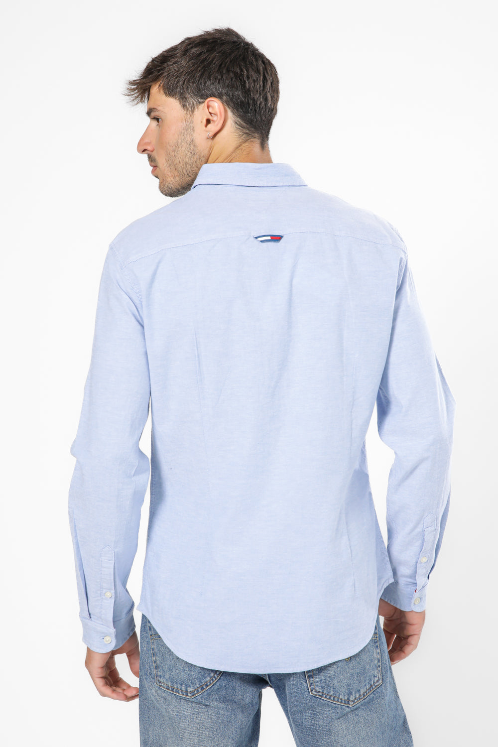 מכופתרת SLIM STRETCH OXFORD בצבע תכלת