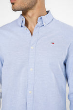 מכופתרת STRETCH בצבע תכלת