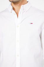 מכופתרת SLIM STRETCH OXFORD בצבע לבן