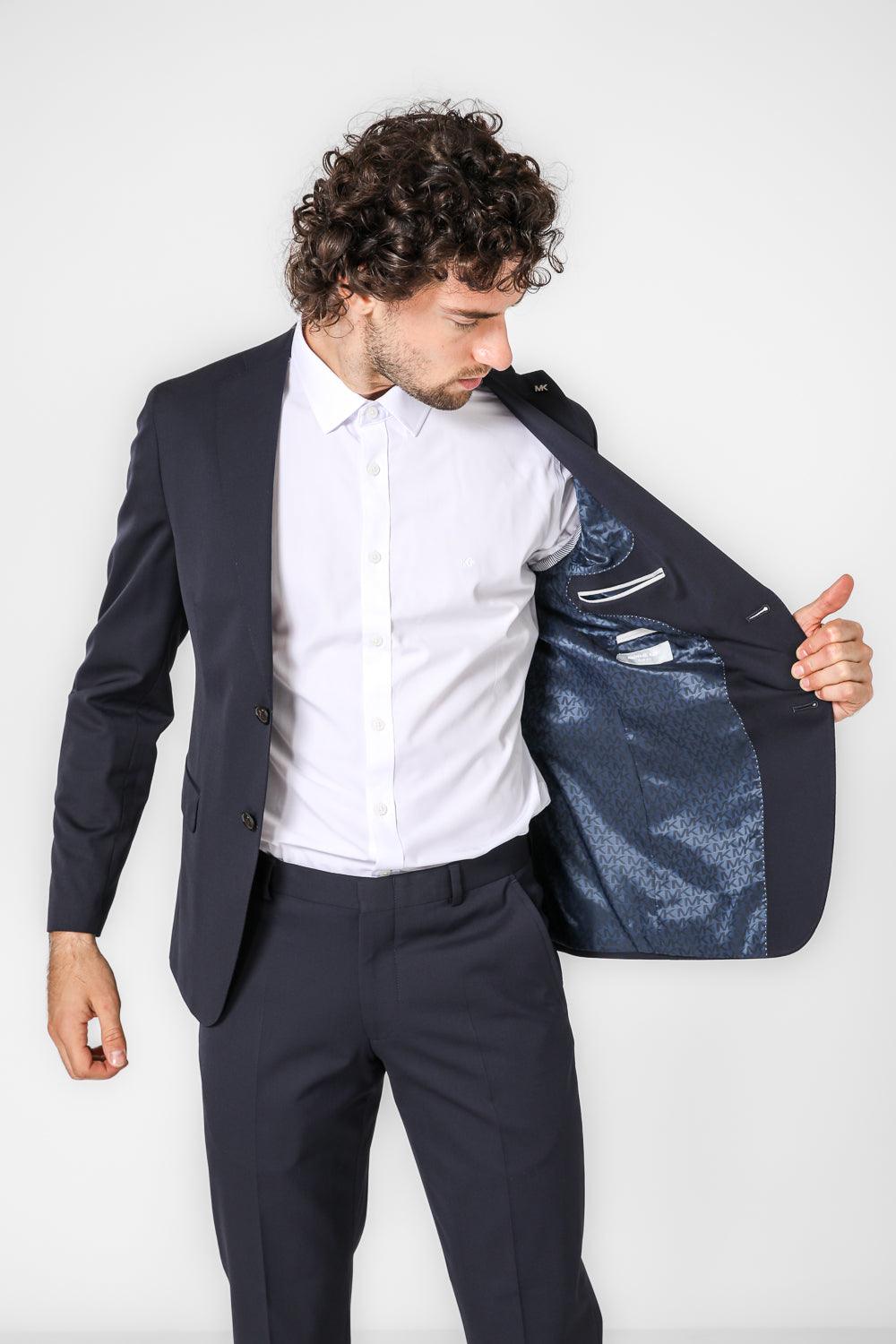 חליפה מחוייטת TRAVEL בצבע נייבי - MASHBIR//365