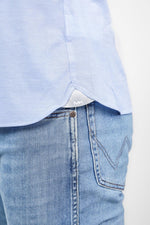 חולצת פולו CAMICIA SLIM בצבע תכלת - MASHBIR//365