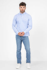 חולצת פולו CAMICIA SLIM בצבע תכלת - MASHBIR//365