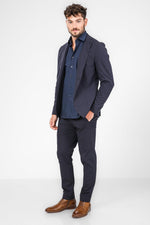 בלייזר מחוייט PERFORMANCE בצבע נייבי - MASHBIR//365