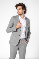 ג'קט WASHABLE בצבע אפור - MASHBIR//365