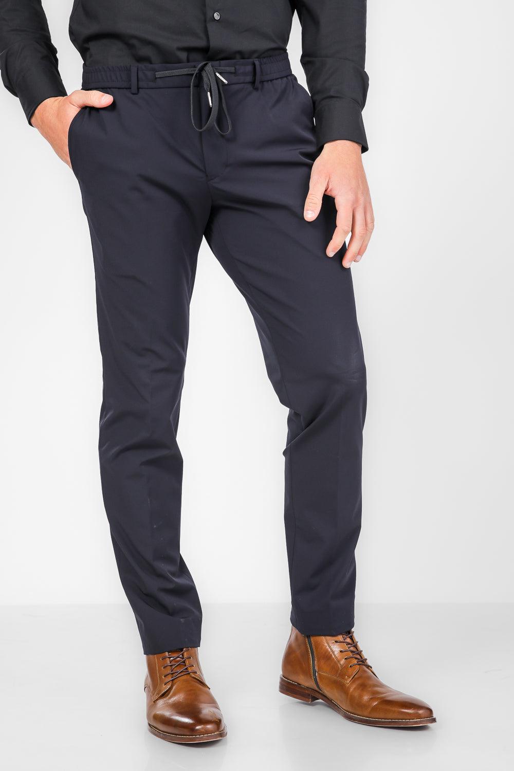 מכנסי אלגנט בצבע נייבי - MASHBIR//365