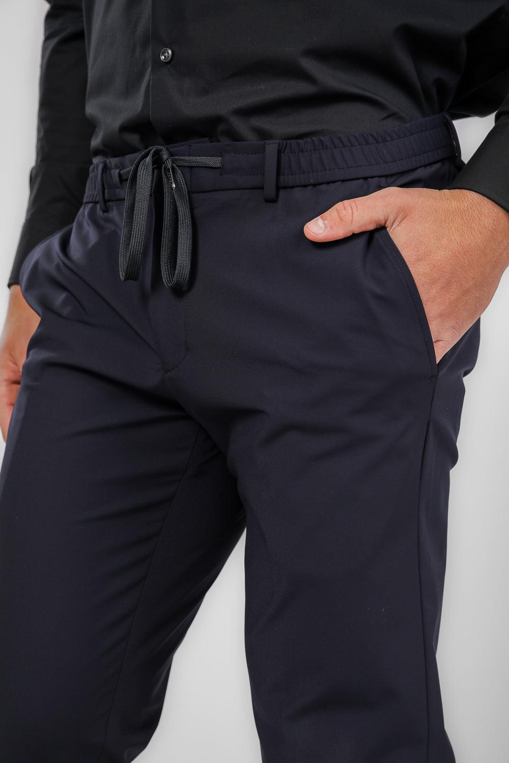 מכנסי אלגנט בצבע נייבי - MASHBIR//365