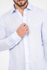 חולצה מכופתרת SLIM FIT בצבע תכלת - MASHBIR//365