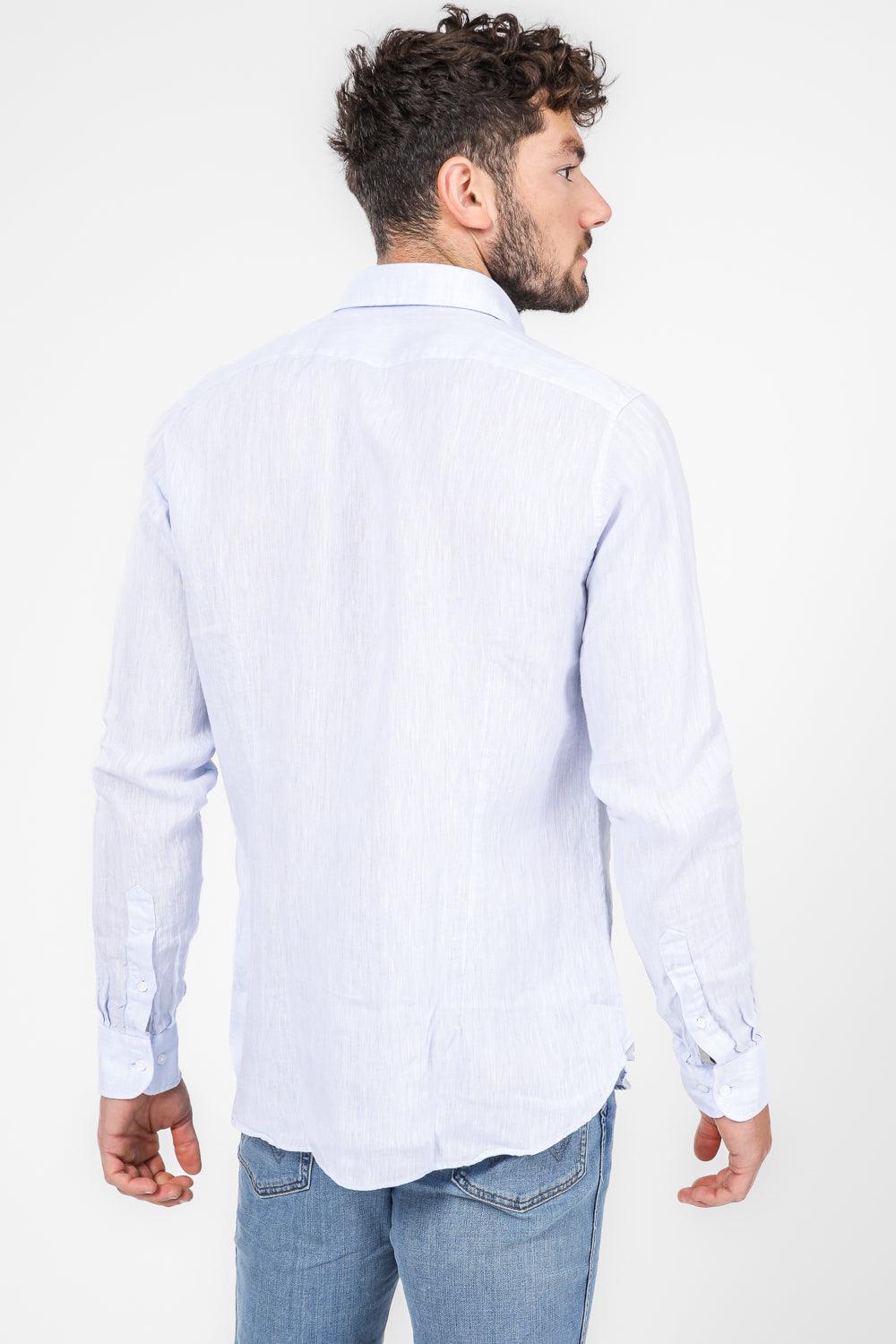 חולצה מכופתרת SLIM FIT בצבע תכלת - MASHBIR//365