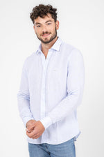 חולצה מכופתרת SLIM FIT בצבע תכלת - MASHBIR//365