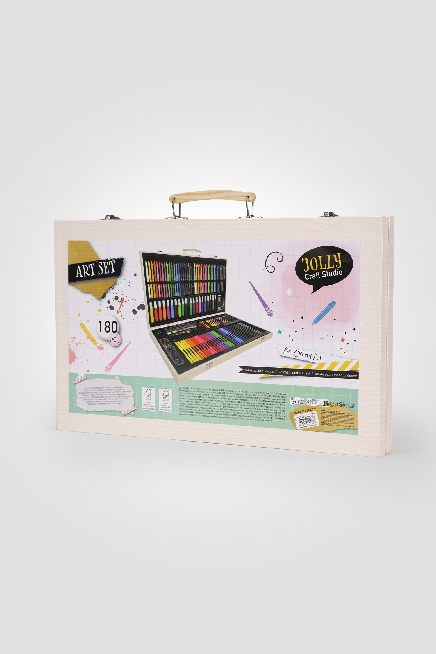 סט מזוודת יצירה לילדים