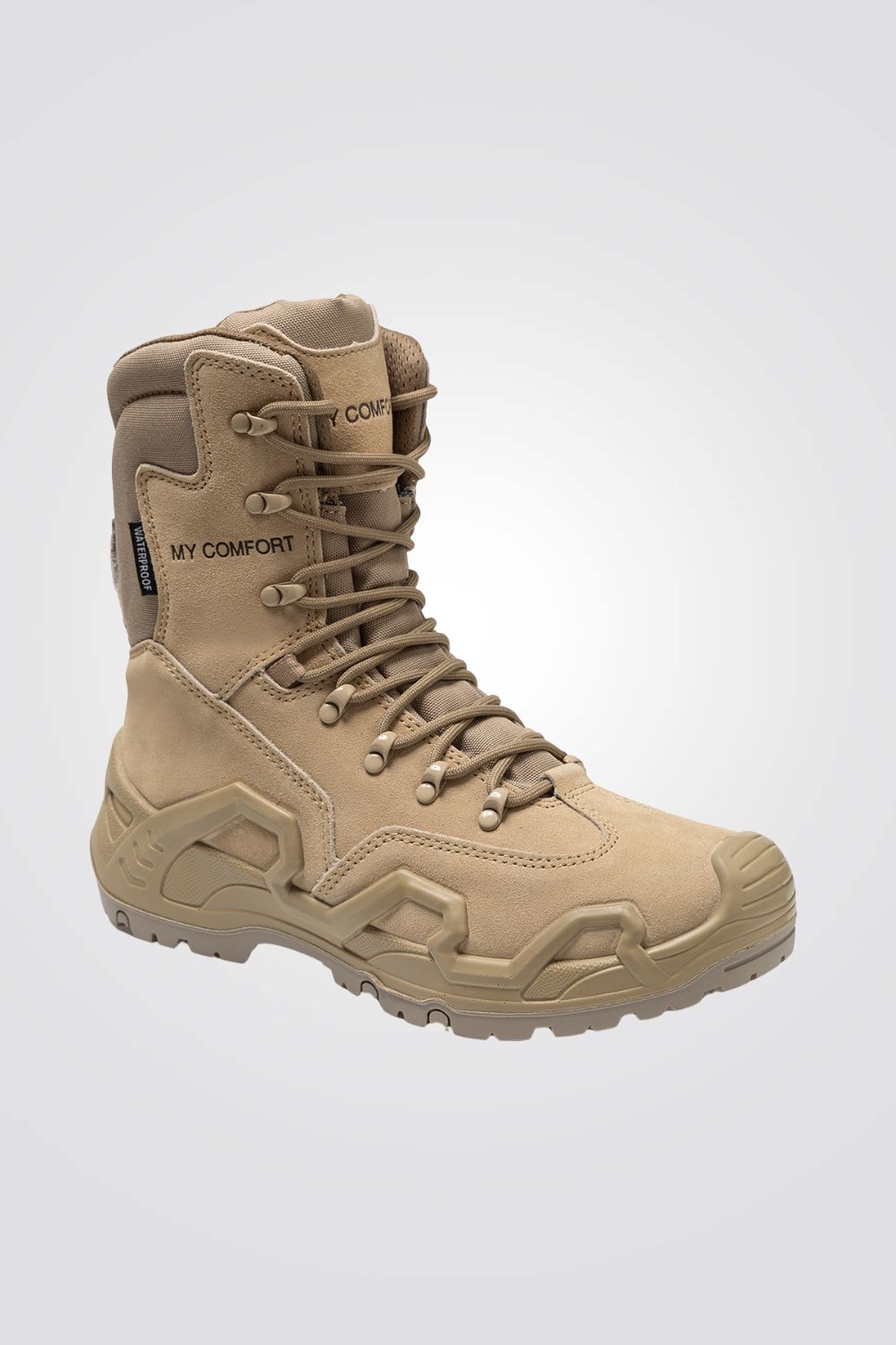 נעליים טקטיות גבוהות בצבע בז'