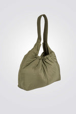 תיק יד מרופד לנשים ירוק זית