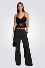 גופיית תחרה קרופ