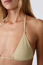 חזיית ביקיני משולשים מנצנצת HELIO לנשים