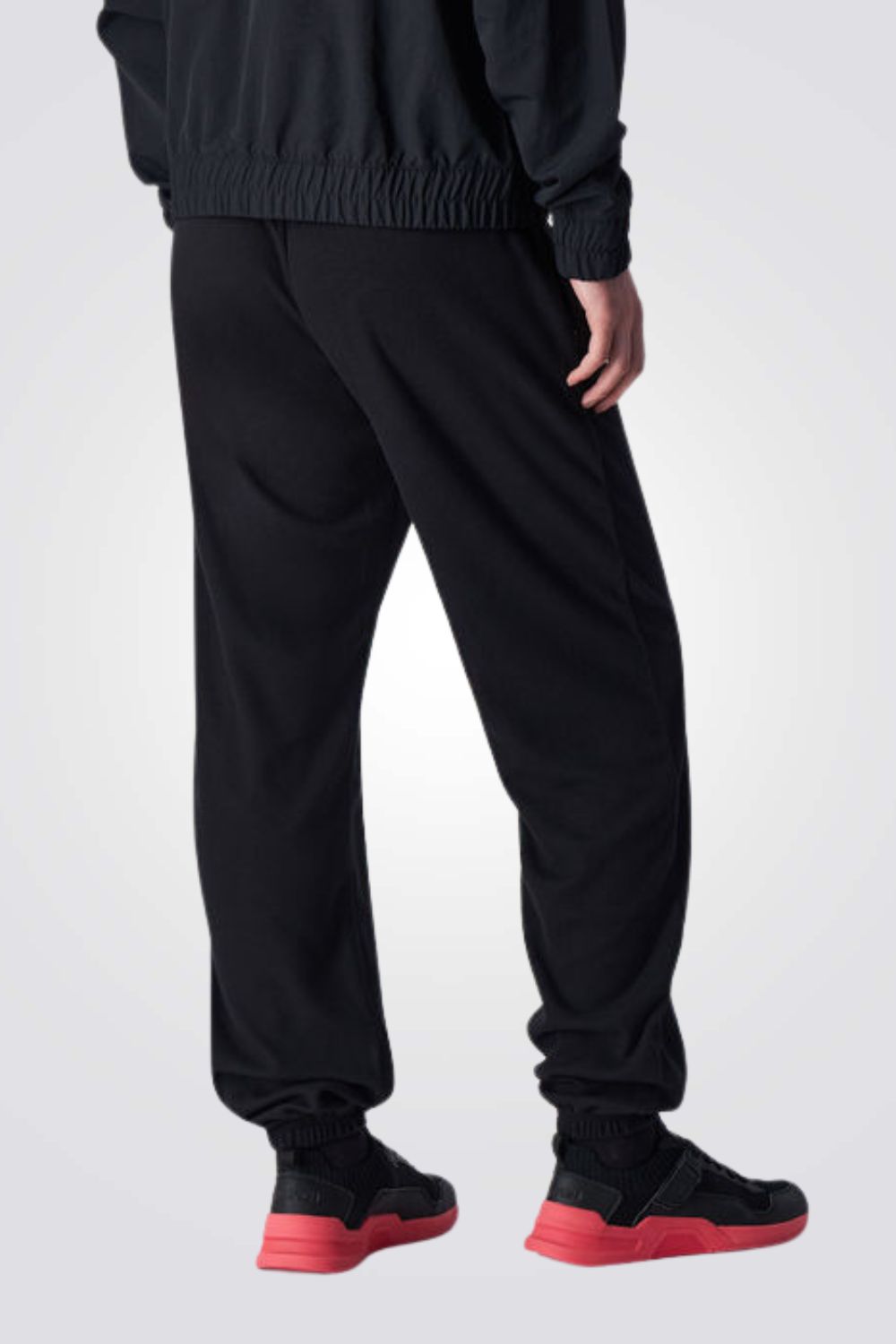 מכנסי פליז ארוכים בצבע שחור