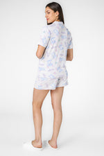 סט פיג'מה מכופתרת