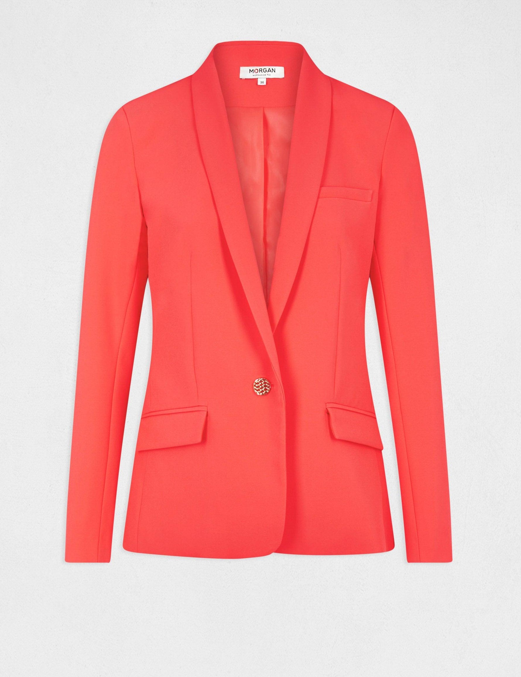 ג'קט מחוייט בצבע כתום - MASHBIR//365