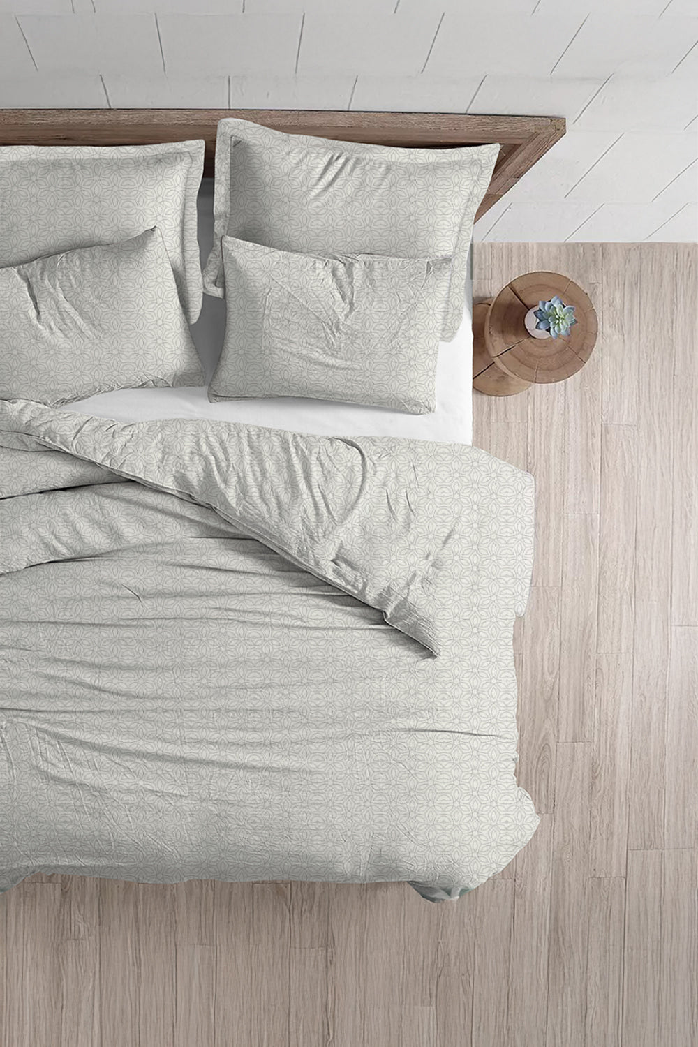 סט מצעים זוגי 180/200 ס"מ דגם הילה