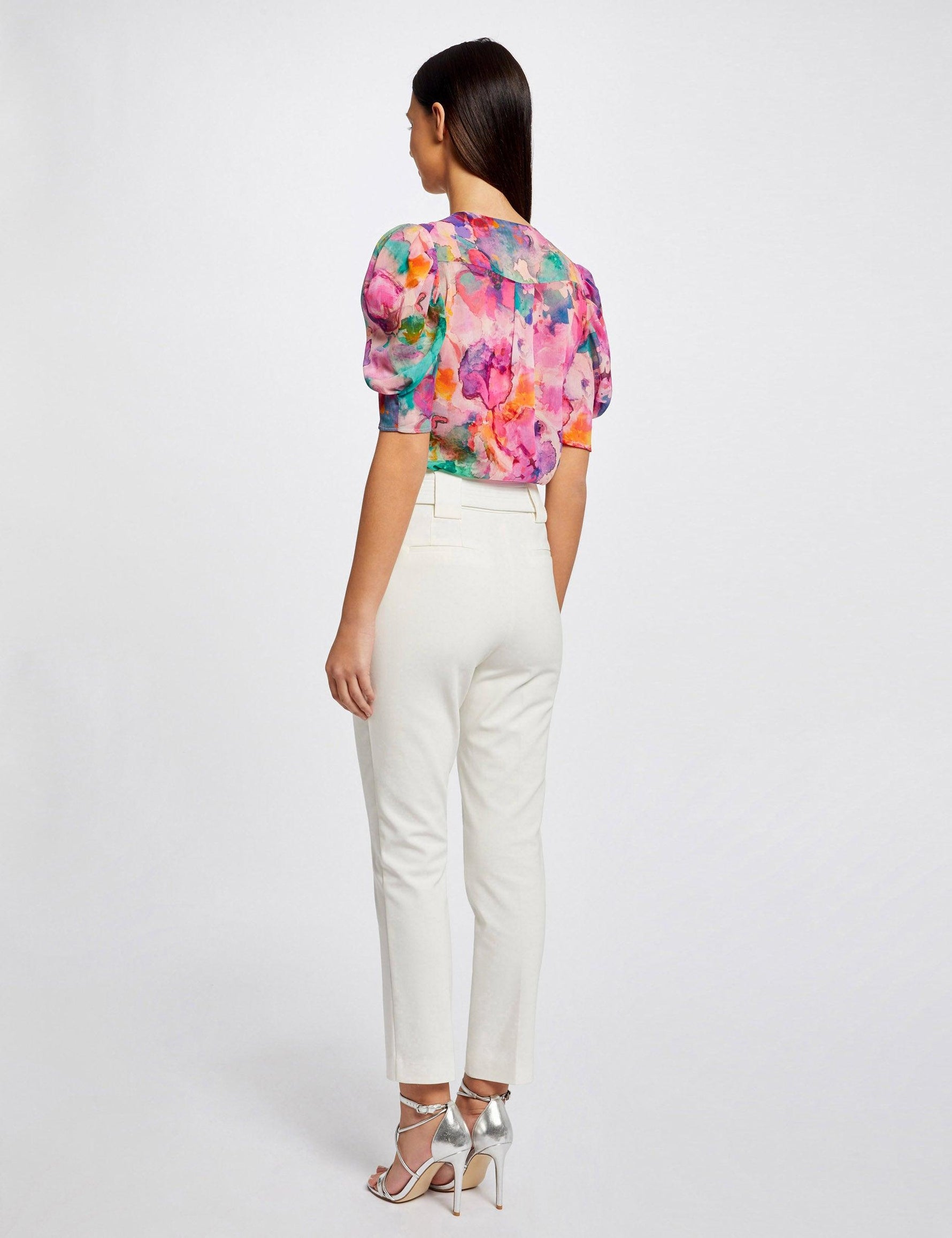 חולצה מכופתרת בהדפס צבעים - MASHBIR//365