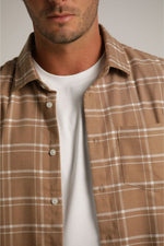 חולצת פלאנל מכופתרת בעיצוב משבצות | קנת קול