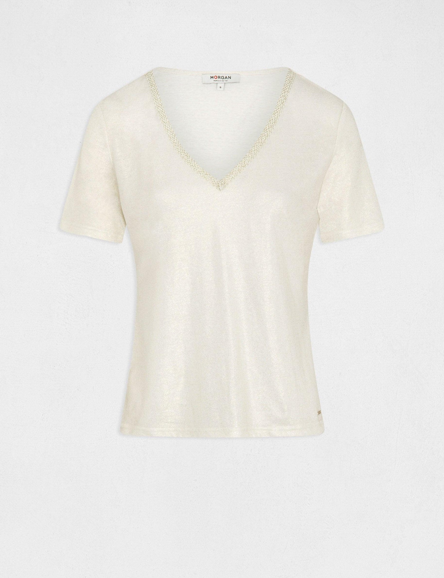 טישירט קצרה בצבע לבן - MASHBIR//365