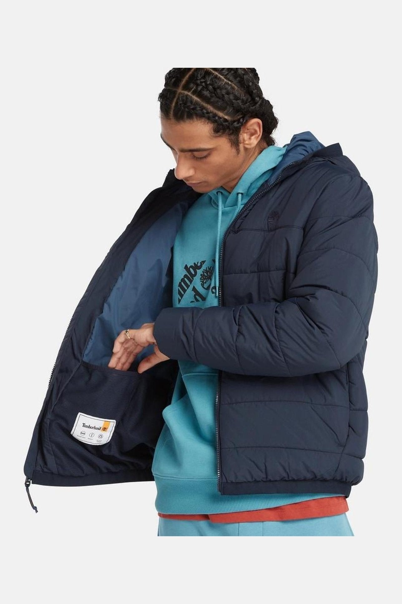 מעיל לגברים Garfield בצבע נייבי