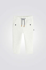 מכנסיים ארוכים לתינוקות בצבע אפור בהיר - MASHBIR//365