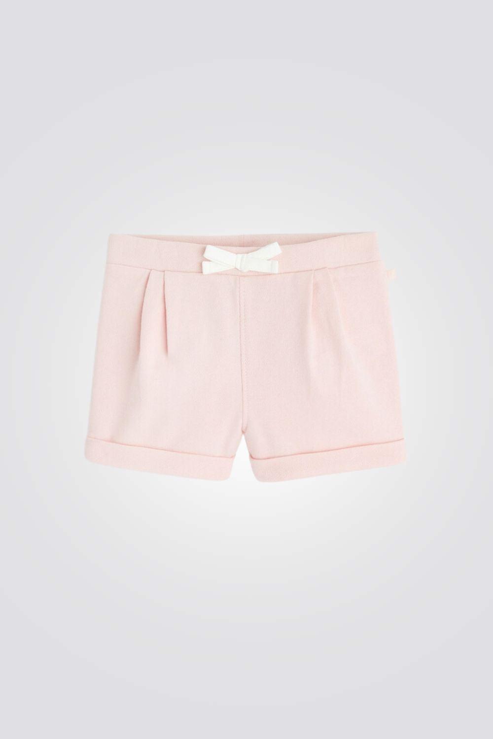 מכנסיים קצרים בצבע ורוד בהיר לתינוקות - MASHBIR//365