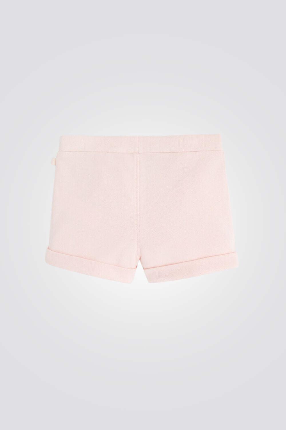 מכנסיים קצרים בצבע ורוד בהיר לתינוקות - MASHBIR//365