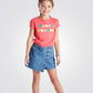 מכנסי חצאית לילדות בצבע ג'ינס - MASHBIR//365 - 1